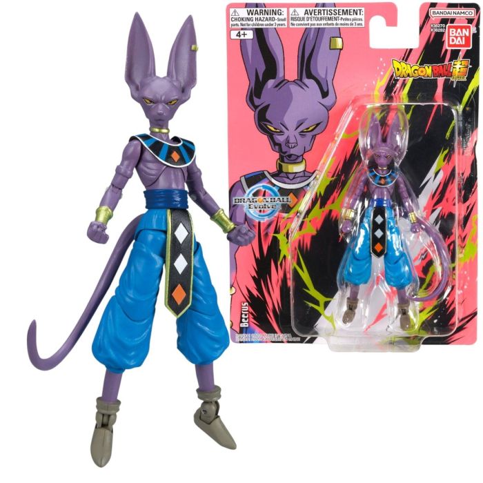 Evolve Easy Dragon Ball Evolve Beerus, 12 cm, Játékfigura
