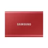 Samsung T7, 1 TB, USB 3.2 Gen.2, AES 256, Piros, Külső SSD