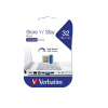 Verbatim Store n Stay, 32GB, USB 3.0, 80/25MB/sec, kék pendrive