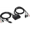 Trendnet TK-220DPI KVM kapcsoló Fekete