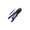 Equip 129404 RJ11/RJ12/RJ45/4P2C kék-fekete professzionális krimpelő fogó