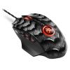 Sharkoon Drakonia II black 15.000DPI; súlyozható; pikkely mintás gamer egér