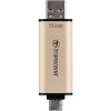 Transcend JetFlash 930C 512GB USB-C/USB 3.2 Gen1 420/400MB/s fekete/arany pendrive