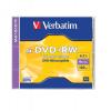 Verbatim újraírható, 4,7GB, 4x, normál tok, DVD+RW lemez
