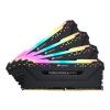 CORSAIR DDR4 3200MHz 128GB 4x32GB DIMM Unbuffered 16-20-20-38 XMP 2.0 PLATINUM RGB Black Heatspreaders RGB LED 1.35V