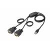 Digitus DA-70158 USB2.0/2 x RS232 (DB9M) 5 LGW konverter kábel