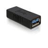 Delock USB 3.0-A anya/anya fekete adapter