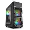 Sharkoon VG7-W RGB ATX fekete ablakos gamer számítógép ház