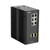 D-Link Ipari Switch 8 Port L2 Managed, 6 x 10/100/1000BaseT(X) ports (4 PoE), 2 x 100/1000BaseSFP ports
