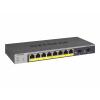 NETGEAR GS110TP-300EUS ProSafe Smart 10 port Gigabit 8xPoE, 2xSFP menedzselhető switch
