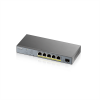 ZYXEL GS1350-6HP-EU0101F 60W 6 port CCTV PoE menedzselhető switch