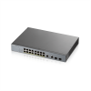 ZYXEL GS1350-18HP-EU0101F 250W 18 port CCTV PoE menedzselhető switch