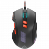 CANYON CND-SGM05N 8 gomb, 6400 DPI, USB fekete-piros egér
