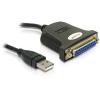 Delock USB 1.1 - Párhuzamos 0.8m kábel