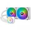 Thermaltake TH240 ARGB Sync Snow Edition 1500RPM, 28.2dB, 120mm, Processzorhoz, Fehér vízhűtés