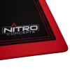 Nitro Concepts Deskmat DM16 Fekete/Piros Szövet Egérpad