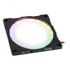 Phanteks PH-FF140DRGBA_BK01 Halos Lux Digital 14cm RGB led Alu fekete ventilátor rács