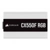 CORSAIR CX550F RGB Power Supply 550 Watt 80 PLUS Bronze Fully Modular White