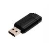 Verbatim PinStripe 8GB, USB 2.0, 10/4MB/sec, fekete pendrive