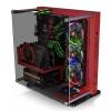 PC case Core P3 Tempered Glass - Red