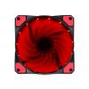 AKY AW-12C-BR Akyga System fan 15 LED red AW-12C-BR Molex / 3-pin 120x120 mm