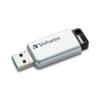 Verbatim Secure Pro USB flash meghajtó 64 GB USB A típus 3.2 Gen 1 (3.1 Gen 1) Fekete, Szürke