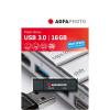 AgfaPhoto 10569 USB flash meghajtó 16 GB USB A típus 3.0 Fekete