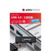 AgfaPhoto 10572 USB flash meghajtó 128 GB USB A típus 3.0 Fekete