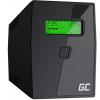 Green Cell UPS02 szünetmentes tápegység (UPS) Vonal interaktív 0,8 kVA 480 W 2 AC kimenet