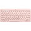 Logitech K380 Multi-Device Bluetooth® Keyboard billentyűzet Nemzetközi amerikai Rózsaszín