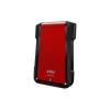 ADATA EX500 HDD/SSD ház Fekete, Vörös 2.5