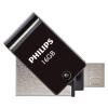 Philips PHUSB16G2IN1OTGG 16GB OTG microUSB, USB 2.0 fekete-ezüst pendrive