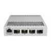 Mikrotik CRS305-1G-4S+IN hálózati kapcsoló Vezérelt Gigabit Ethernet (10/100/1000) Ethernet-áramellátás (PoE) támogatása Fehér