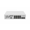 Mikrotik CSS610-8G-2S+IN hálózati kapcsoló Gigabit Ethernet (10/100/1000) Ethernet-áramellátás (PoE) támogatása Fehér