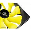 Akasa 14cm Viper Fan Számítógép tok Ventilátor Fekete, Sárga