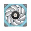 Thermaltake Toughfan 12 Turquoise High Static Pressure Radiator Fan Univerzális Ventilátor 12 cm Kék 1 dB