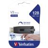 Verbatim V3 USB flash meghajtó 128 GB USB A típus 3.2 Gen 1 (3.1 Gen 1) Fekete
