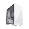 Zalman Z1 Iceberg White - mATX Mid Tower PC Case/Pre-installed fan 2 x 120mm in Mini Tower Fehér