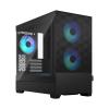 Fractal Design Pop Mini Air RGB Fekete világos ablakos (Táp nélküli) mATX ház