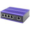 DIGITUS DN-651120 4-port PoE 1-port uplink 802.3at DIN sínre szerelhető ipari switch