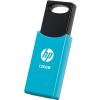 HP v212b USB flash meghajtó 128 GB USB A típus 2.0 Fekete, Kék