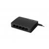Lanberg DSP3-1005-60W Switch Gigabit Ethernet (10/100/1000) PoE támogatás Fekete