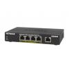 NETGEAR GS305Pv2 Gigabit Ethernet (10/100/1000) PoE támogatás Fekete