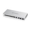 Zyxel XGS1010-12-ZZ0101F Switch Gigabit Ethernet (10/100/1000) Szürke