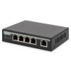 Digitus DN-95330 Switch Gigabit Ethernet (10/100/1000) PoE Fekete