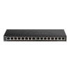 D-Link DGS-1016S Switch Gigabit Ethernet (10/100/1000) Fekete