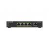 NETGEAR 5-Port Gigabit Ethernet PoE+ Plus Switch (GS305EP) Vezérelt L2/L3 Gigabit Ethernet (10/100/1000) PoE Fekete
