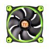 Thermaltake Riing 14 Számítógép ház Ventilátor 14 cm Fekete, Zöld