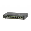 NETGEAR 8-Port Gigabit (GS308EP) Vezérelt L2/L3 Gigabit Ethernet (10/100/1000) Ethernet-áramellátás (PoE) Fekete