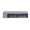 NETGEAR MS108UP (unmanaged) 2.5G Ethernet (100/1000/2500) Ethernet-áramellátás (PoE)